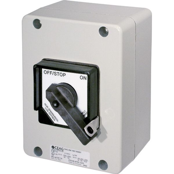 T0-1-8214/I1 Changeoverswitches, T0, 20 A, surface mounting, 1 contact unit(s), Contacts: 2, 45 °, momentary, With 0 (Off) position, with spring-return from both d image 366