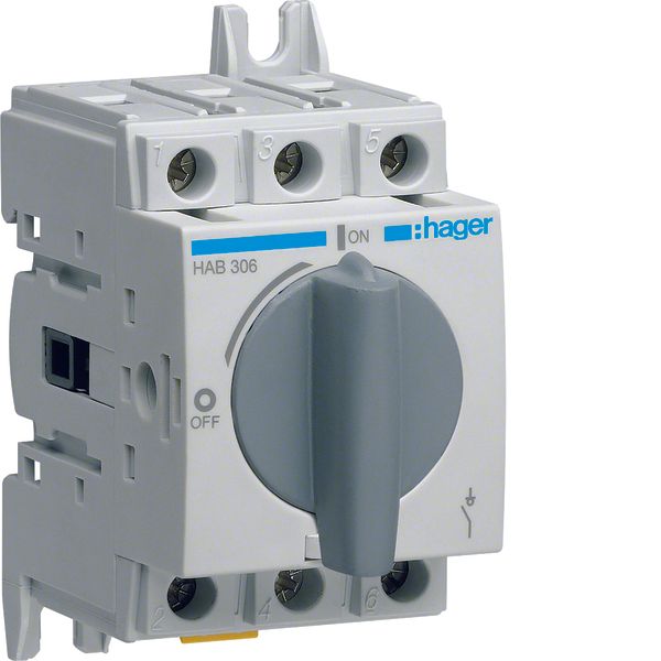 Load break switch 3P 63A HAB306 image 1