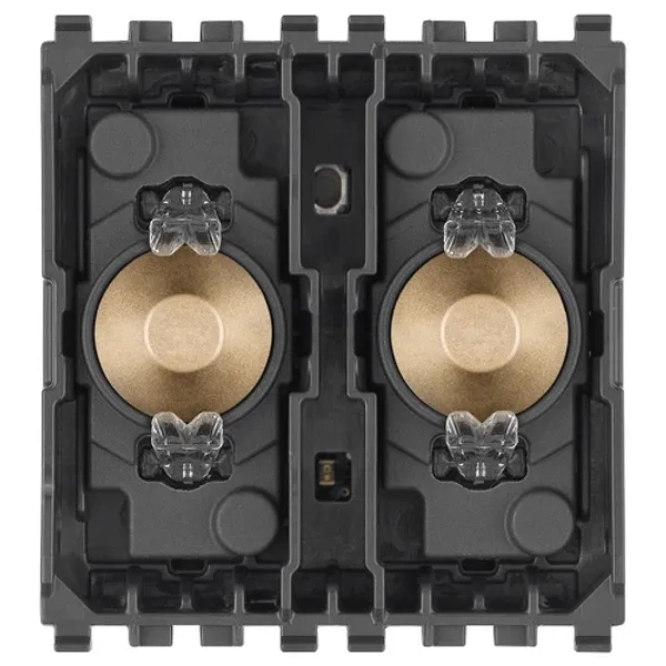 Vintage 2Lever KNXSecure Contr.2M s.gold image 1