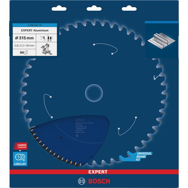 Circular saw blade Expert for Aluminium 315 x 30 x 2,8 mm, 96 image 2