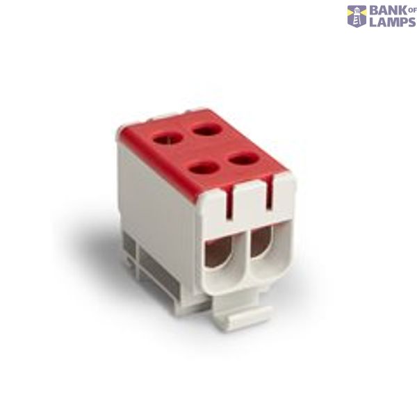 KE266.4 | Tapping terminal block Red, Al/Cu 50 mm² image 1