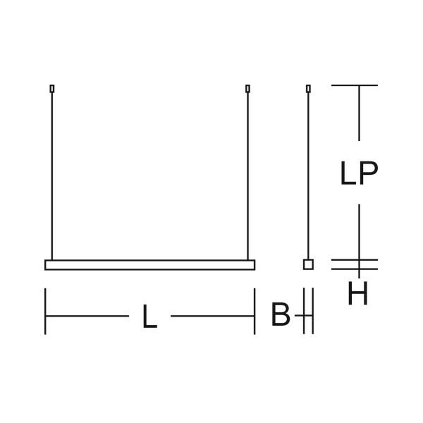 Less is more 27, 37 W, 2550 lm, 830, black, on/off Pendant luminaires, image 4