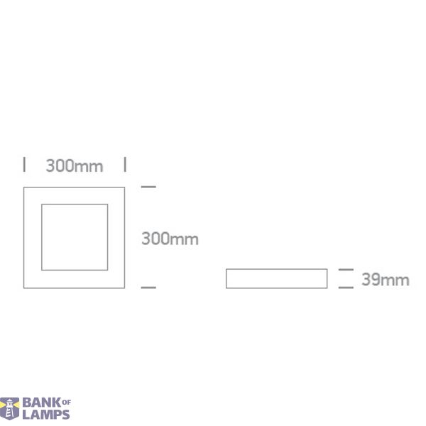 WHITE PLAFO 30W WW IP40 230V image 2