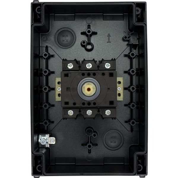 P3-63/I4/SVB-SW Main switch, P3, 63 A, surface mounting, 3 pole, STOP function, With black rotary handle and locking ring, Lockable in the 0 (Off) position image 5