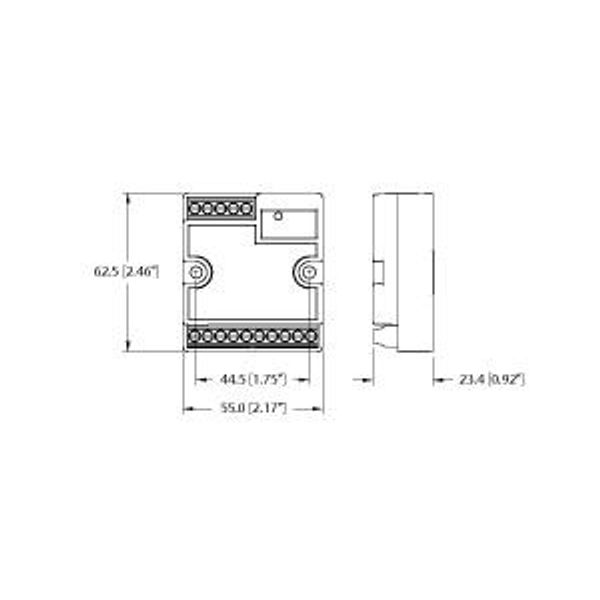 I/O Hub for Connection of Digital Signals to IO-Link Master Eight Universal Digital Channels, PNP   FIL20-8DXP image 1