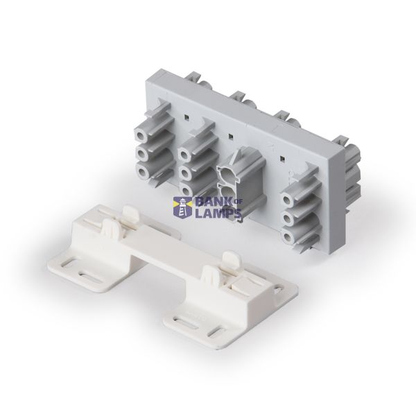 Cable set 2p socket 2x1,5mm� PVC grey 2m image 3