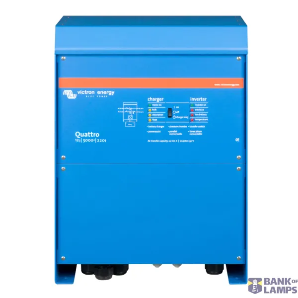 Victron Energy Power inverter / charger Quattro 12/5000/220-100/100 120V VE.Bus image 1