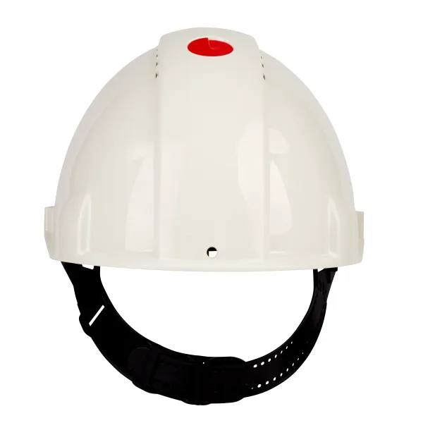 3M™ Hard Hat, Uvicator, Pinlock, Ventilated, Leather Sweatband, White, image 4