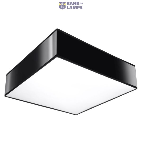 CEILING LAMP HORUS 35 BLACK E27 2X60W IP20 image 3