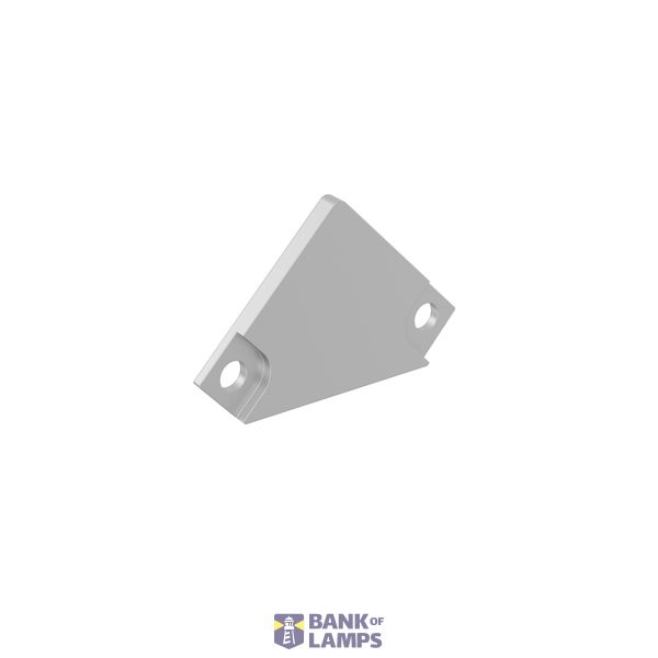 LINE20 CORNER ENDCAP-FLAT ANODISED 2 PCS image 1