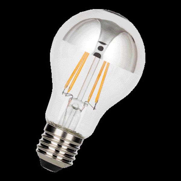 LED Filament A60 E27 240V 8W 2700K TM Silver DIM image 2