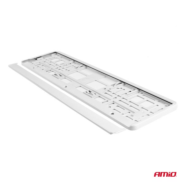 License Plate Frame - White image 1