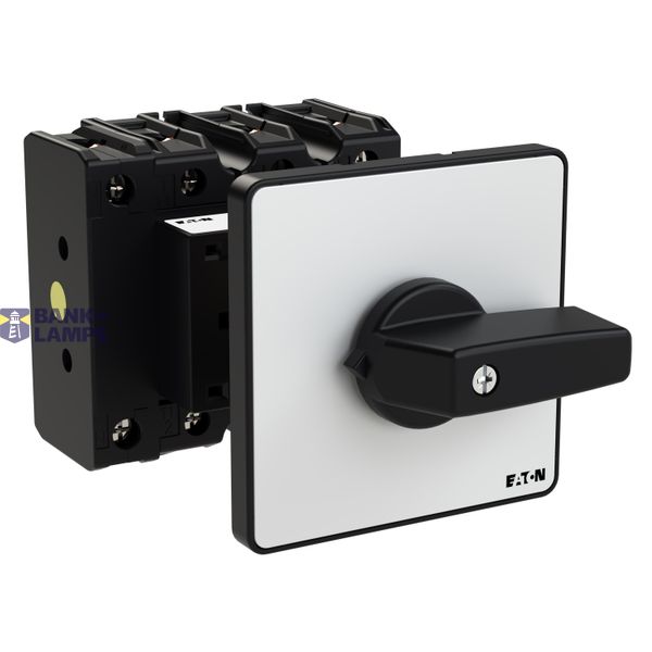 P3 Main switch, 80 A,Rear mounting, 4 pole, Form Z, Black, Door coupli image 5