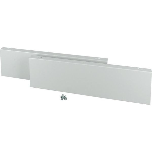 XLSPL2SC8 Plinth, side panels for HxD 200 x 800mm, grey image 3