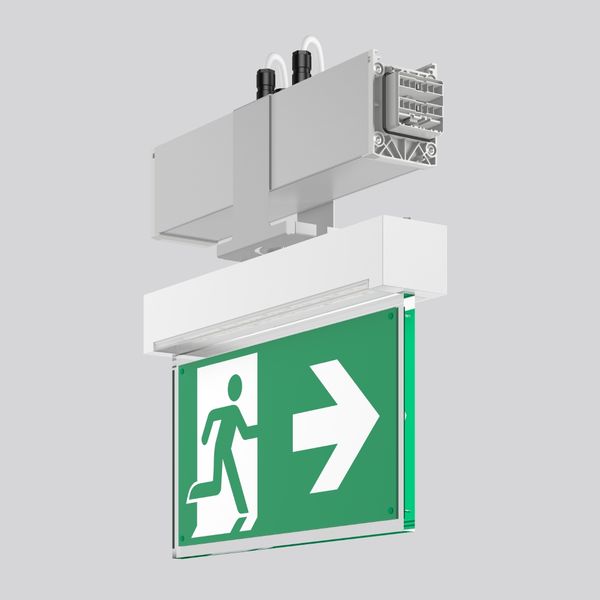 LINEDO, silver, on/off Continuous line luminaire, L 336 B 62 H 343, SB image 1