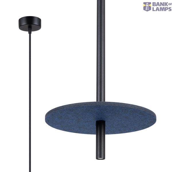 Pendant lamp FELTRO 1 black/navy image 10
