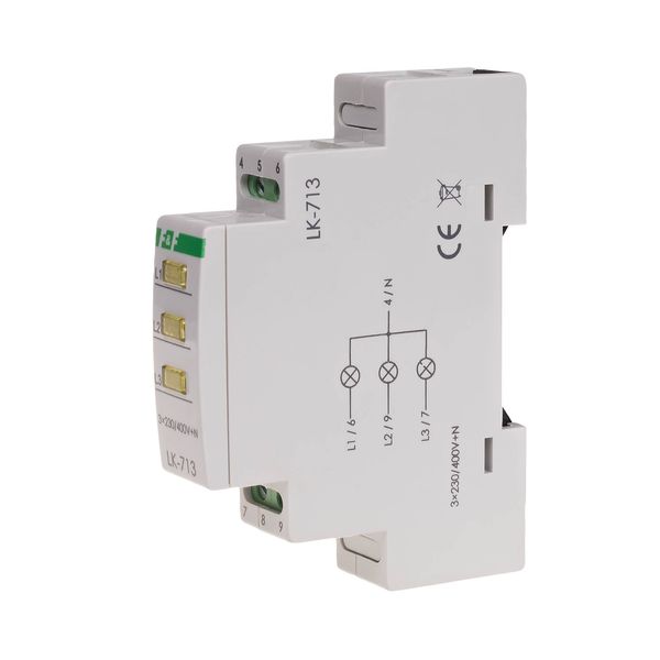 power indicator light - three-phase LK-713Y image 1