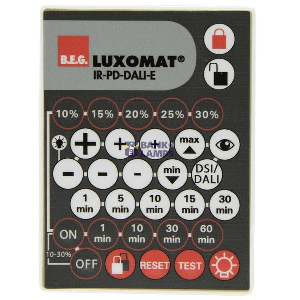 IR REMOTE CONTROL FOR SYSTEM SETTING, COMPATIBLE WITH DALI SENSORS (NO SLAVE) image 1