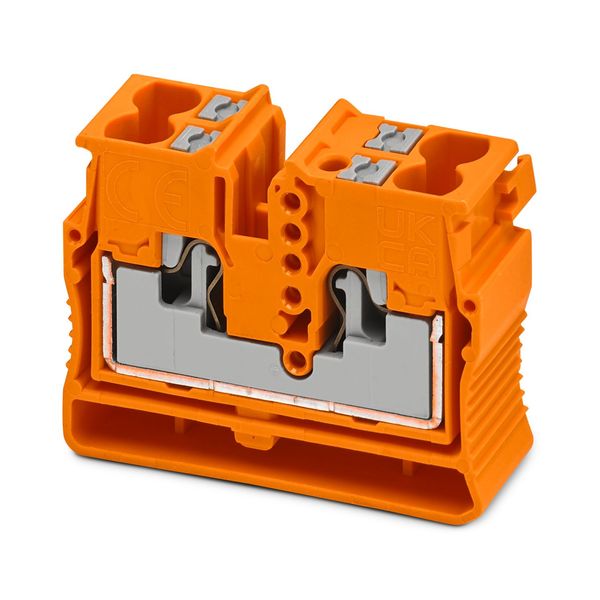 MPTD 2,5-M OG - Mini feed-through terminal block image 1