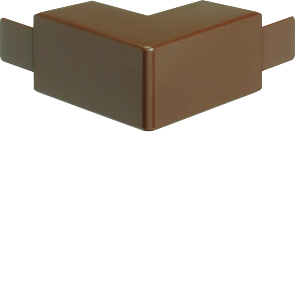 Outside corner Hager tehalit. LF 40×40mm brown IP30 image 1