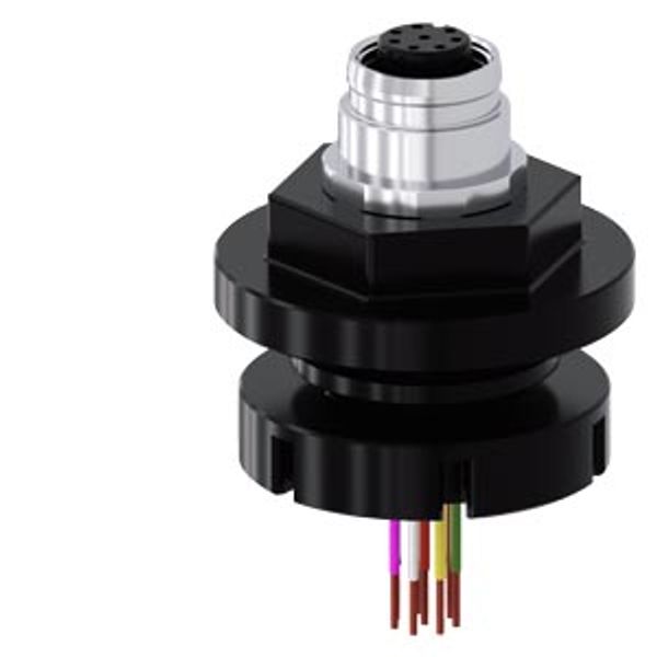 Adapter, M12 socket, 8-pole, for M20/M25 cable entry image 1