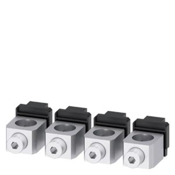 Circular conductor terminal Cu, 4 units, for 3VA5/6 400/600 image 1