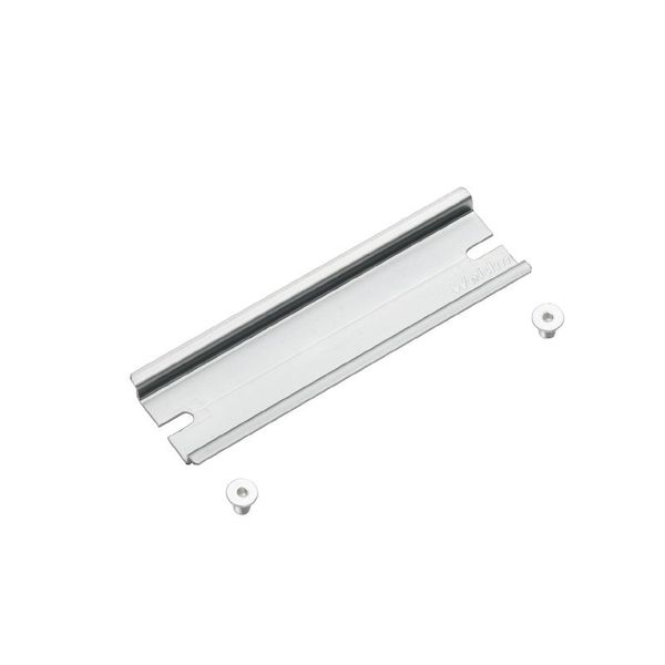 Klippon TB (Terminal Box), Enclosures, without slot, Height: 35 mm, Width: 453 mm, Depth: 15 mm, Material: Steel, galvanic zinc plated and passivated, silver image 1
