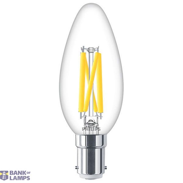MAS VLE LEDCandleDT3.4-40W B22 927B35CLG image 1