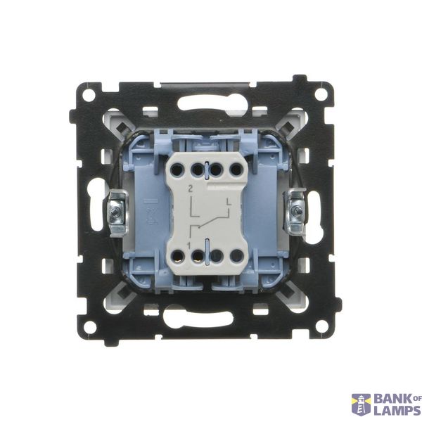 Double aerial socket type "F", (module), Simon 24, IP20/IP44, champagne matt image 1