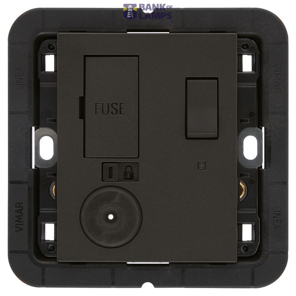 13A switched/fused connection unit black image 1