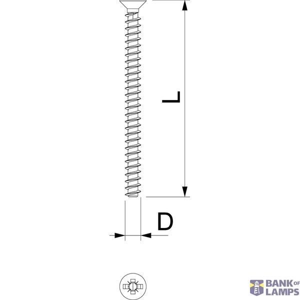 KGS 40 G Device screw for concealed/cavity wall ¨3,2mm,40mm image 2