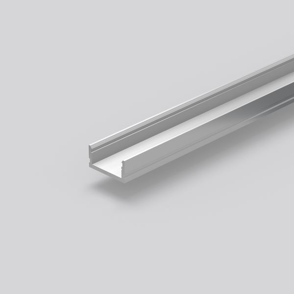Aluminium profile L 3000 B 18 H 9 colour: aluminium image 1