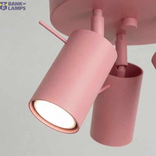 Ceiling lamp RING 3P pink image 4
