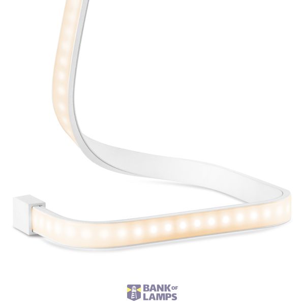 LED swirl table lamp ↕ 29,2 cm white image 5