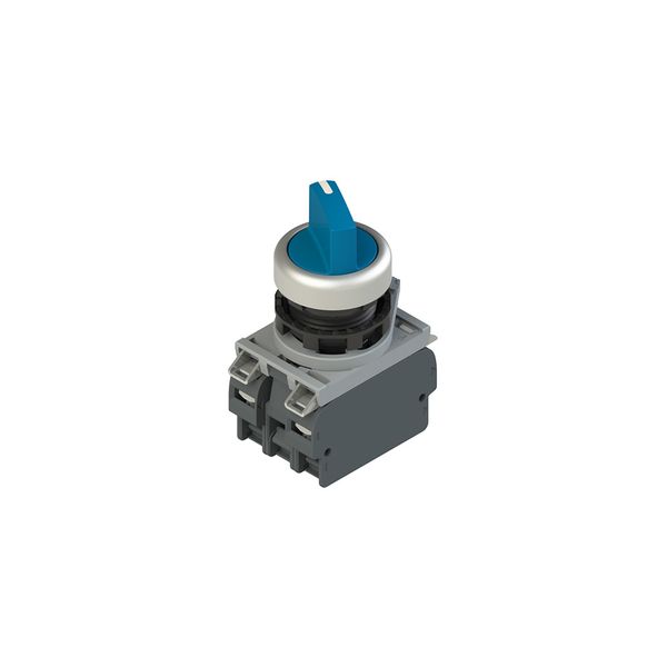 Complete unit with illuminated 4 positions selector, fixing adapter and contacts image 1