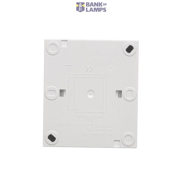 IP44 double socket outlet with earthing - transparent flap, 16A, quick connection, dark grey image 1