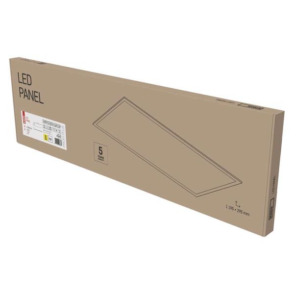 LED panel PROXO 30×120, obdĺžnikový vstavaný biely, 40W neut.b.UGR image 1