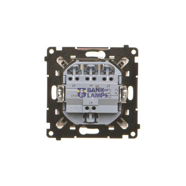 HDMI single socket, module, matt aluminum, HDMI Standard: HDMI 1.4 image 1