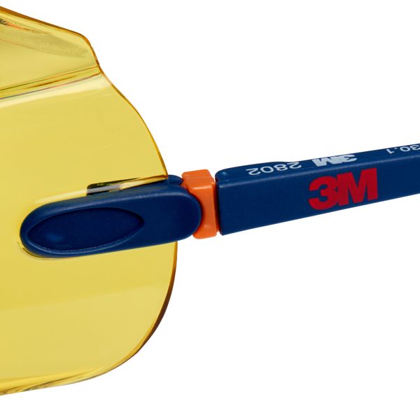 3M™ Safety Overspectacles 2800 Series, Anti-Scratch, Amber Lens, 20/Ca image 3