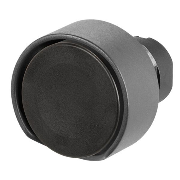Push-button Ø 32, guarded black image 1