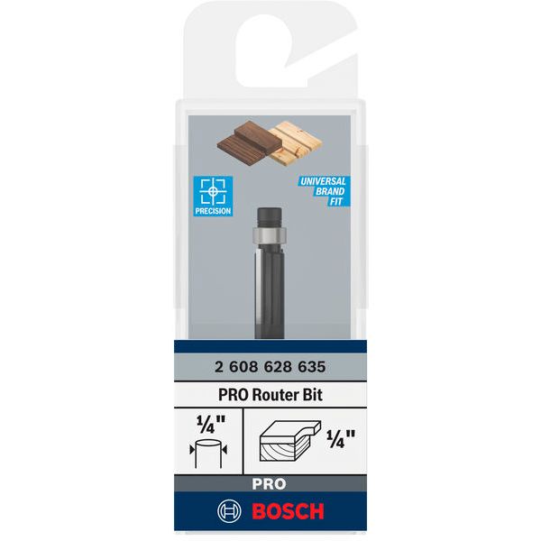 Laminate trim bit, 1/4", D1 6.35 mm, L 16.2 mm, G 54 mm image 2