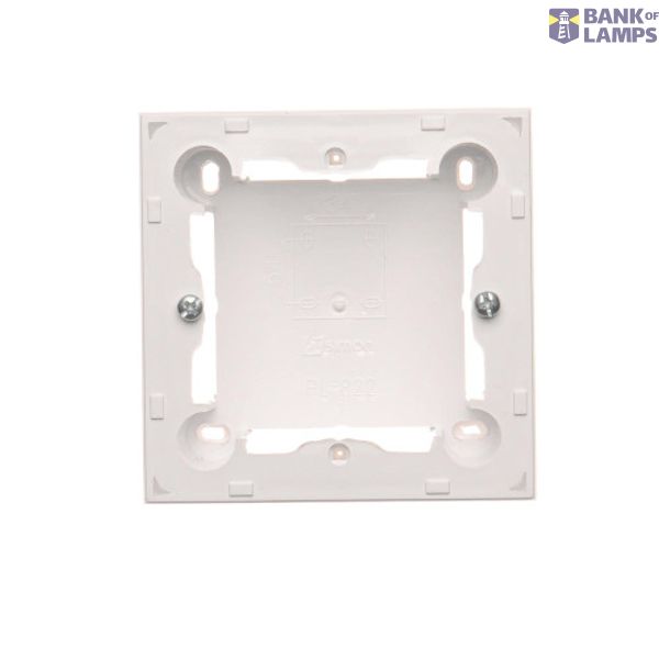 Single surface mounted box, white image 1