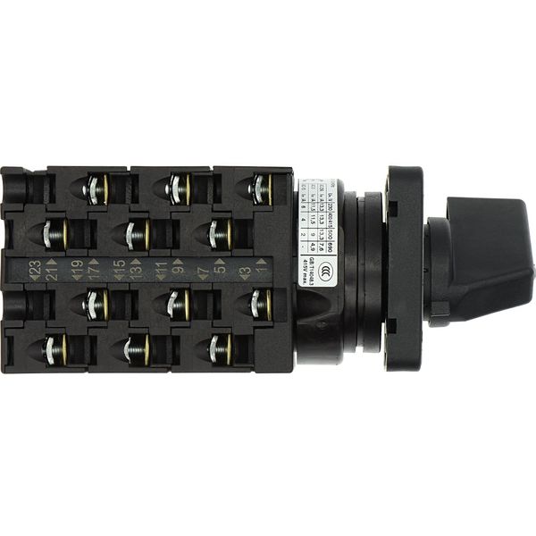 T0-6-8370/E Changeoverswitches, T0, 20 A, flush mounting, 6 contact unit(s), Contacts: 12, 90 °, maintained, Without 0 (Off) position, 1-2, Design number 8370 image 33