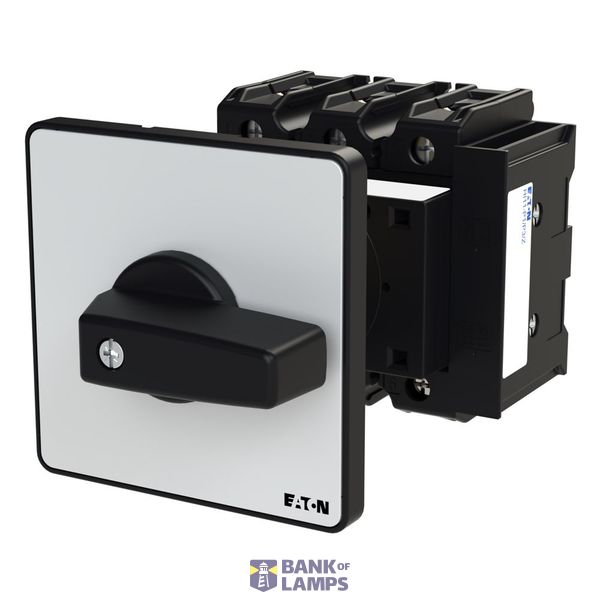 P3 Main switch, 80 A,Rear mounting, 3 pole, Form Z, Black, Door coupli image 2