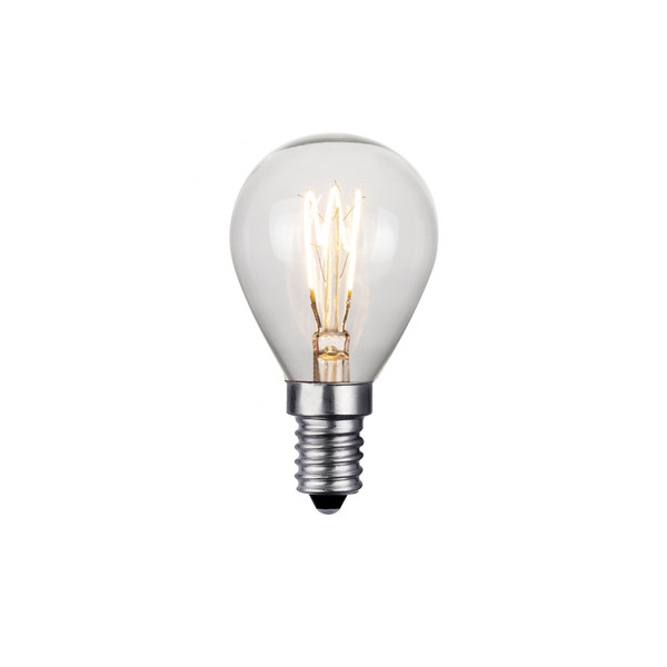 LED Bulb SPIN, E14, G45, 3 W, 165 lm, 2200K, AC220-240V, 360°, FILAMENT image 1