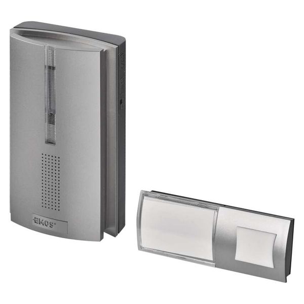 Wireless Doorbell P5763, powered by 3× AA, unlimited range image 1