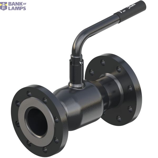 Ball valves, JIP-FF, RB, Handle, Reduced Bore, PN 25, DN 100, Flange image 1