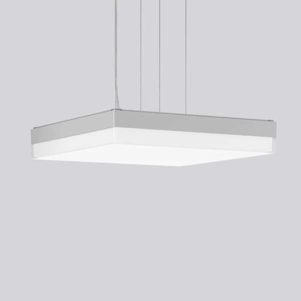 FLAT SLIM square, 29...42 W, 2900...4500 lm, 830, 840, silver, smart+f image 1