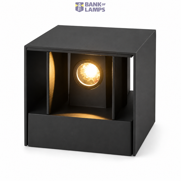 Outdoor Wall Light with CREE LED 2x3W IP54 Anthracite THORGEON image 2