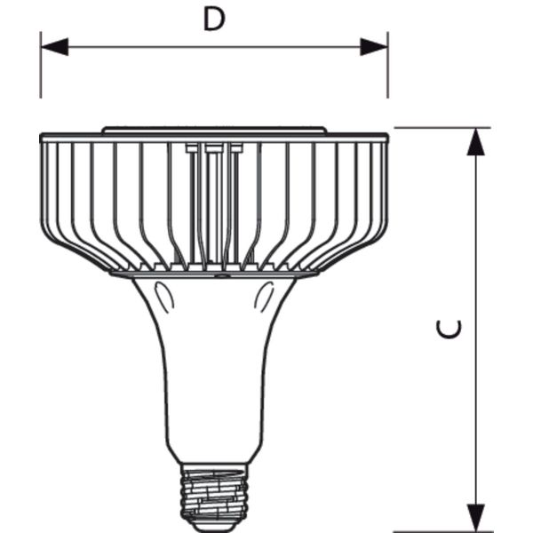 TForce LED HB MV ND 200-160W E40 840 NB image 3